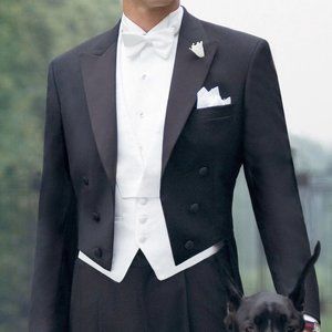 "Victor" Black Tailcoat Tuxedo Jacket (Separates) NEIL ALLYN, NWOT Size 40S